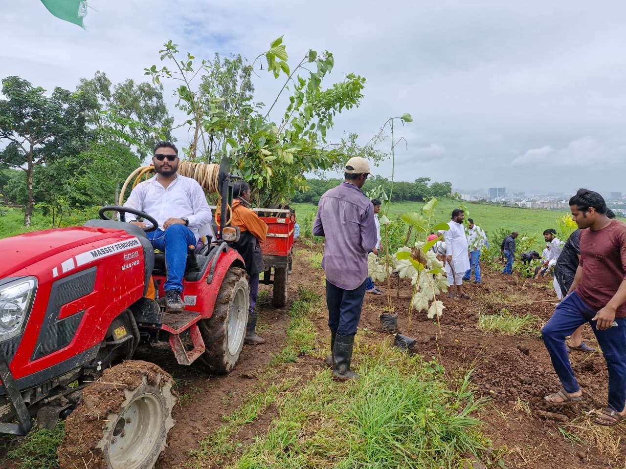 Tree Plantation Awareness Act & Student Participation at Mahadevwadi